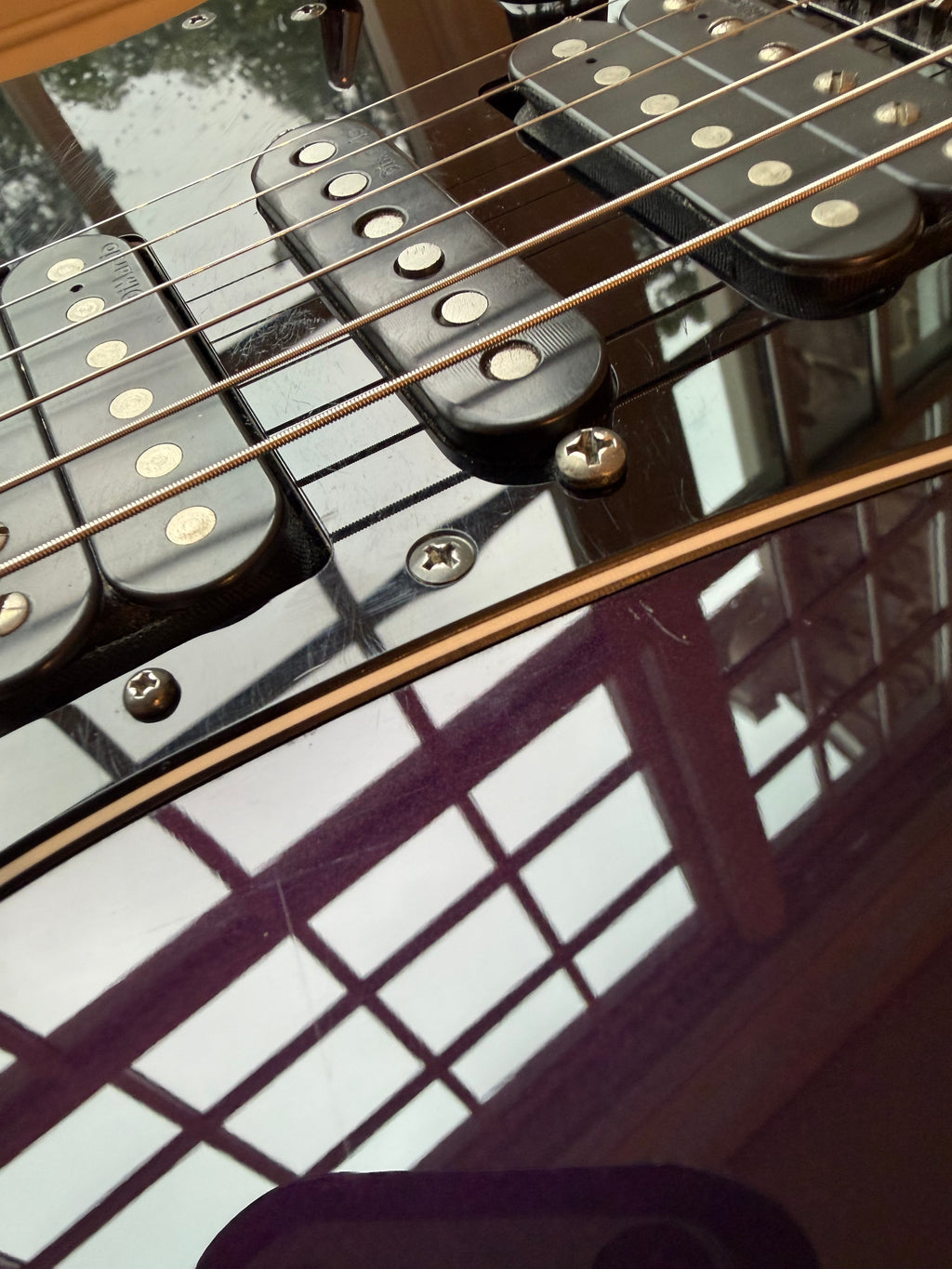 2016 Ibanez Prestige RG655M - Subterranean Purple Metallic