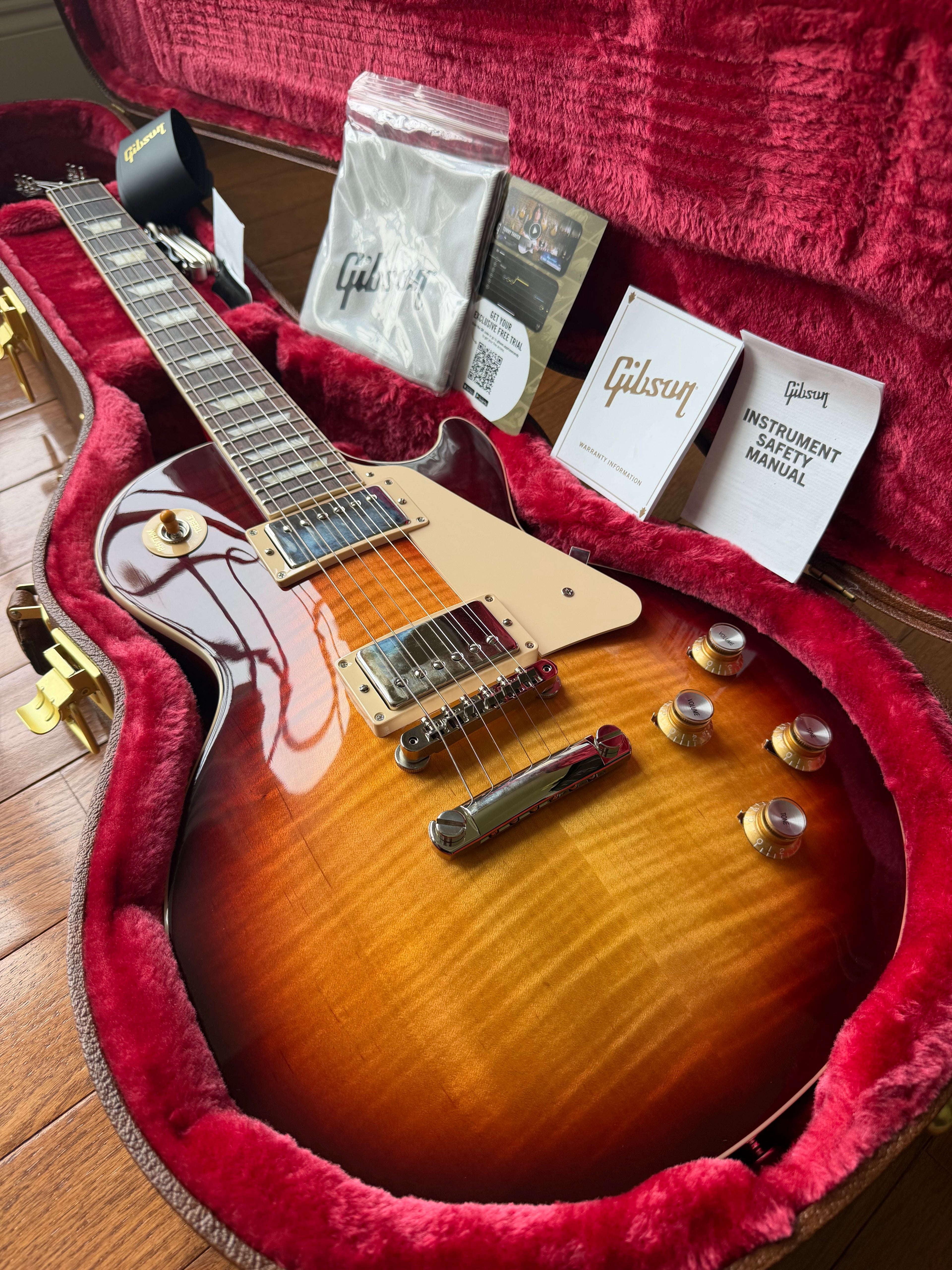 2026 Gibson Les Paul Standard 60s Figured Top - Bourbon Burst