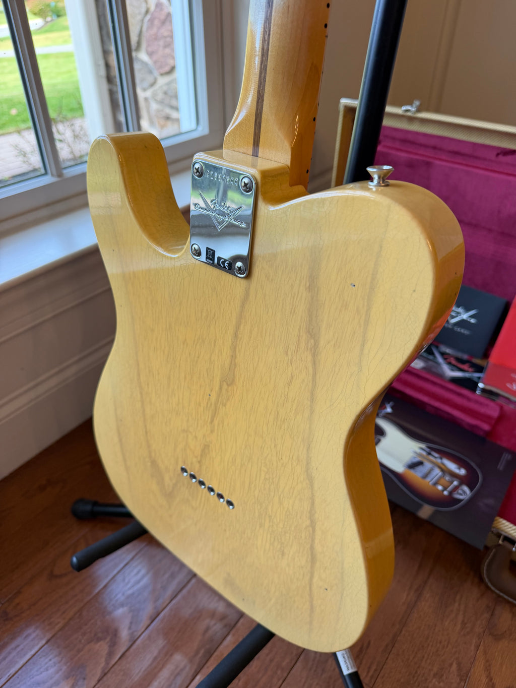 2025 Fender Custom Shop ‘55 Telecaster B5 Journeyman - Super Aged Natural Blonde