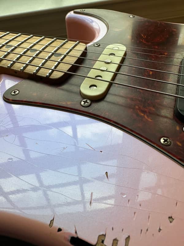 LsL Instruments Saticoy HSS Keyara - Ice Pink Over 3-Tone Sunburst