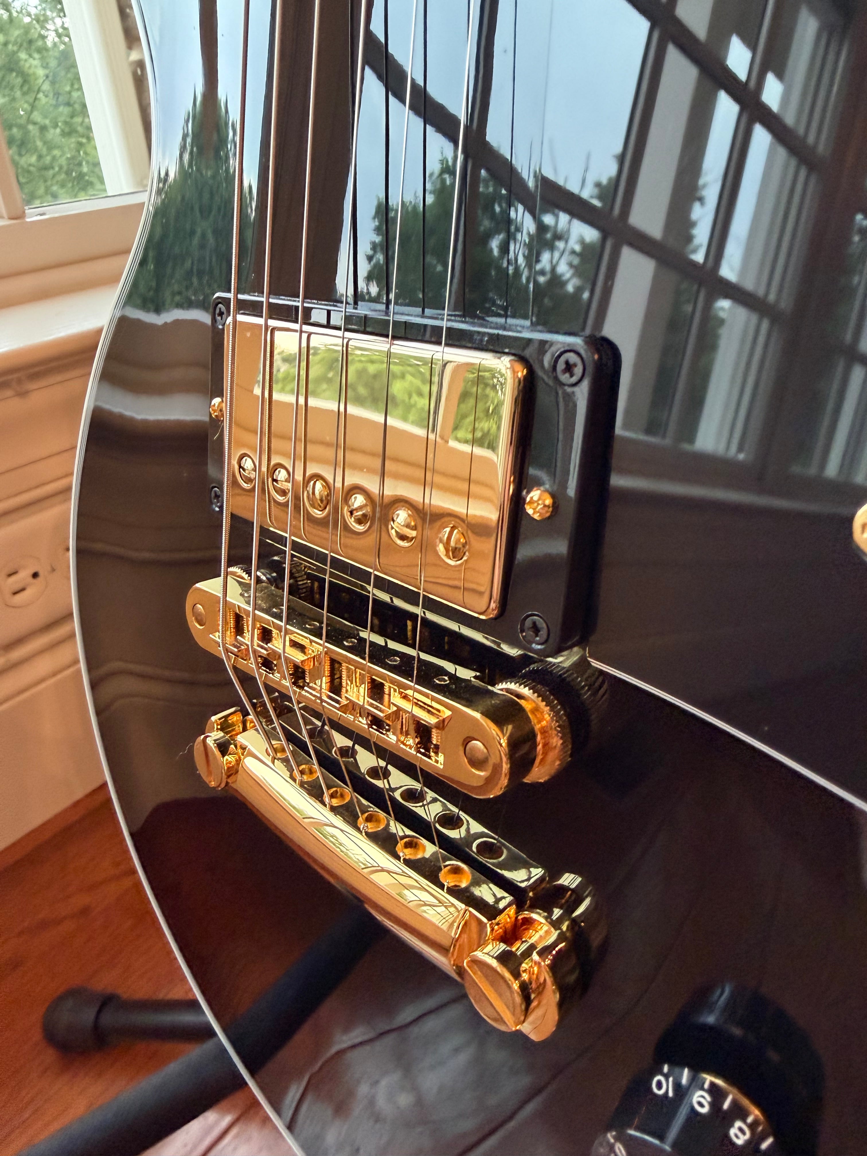 2026 Gibson Custom Shop Les Paul Custom - Ebony Black
