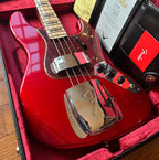 2024 Fender Custom Shop '68 Jazz Bass Journeyman Relic - Aged Candy Apple Red - Image 1