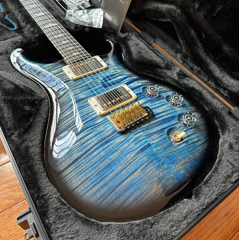 2025 PRS DGT 10 Top - Faded Blue Jean Smokeburst