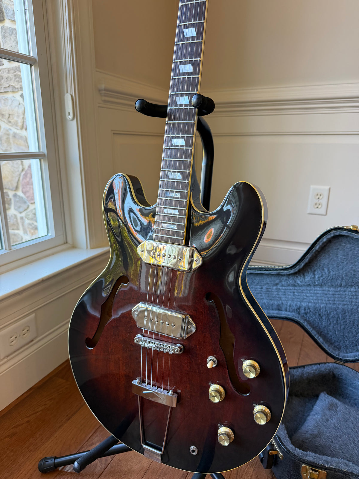 1992 Epiphone Casino Japan Herada Made - Burgundy