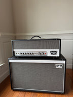 Tone King Royalist MKIII 40W Tube Amplifier Head with 2 x 12-inch 120W Closed-back Cab - Black - Image 1