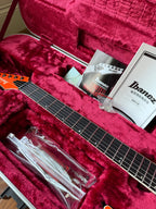 2025 Ibanez RG Prestige RGR5221 - Transparent Fluorescent Orange