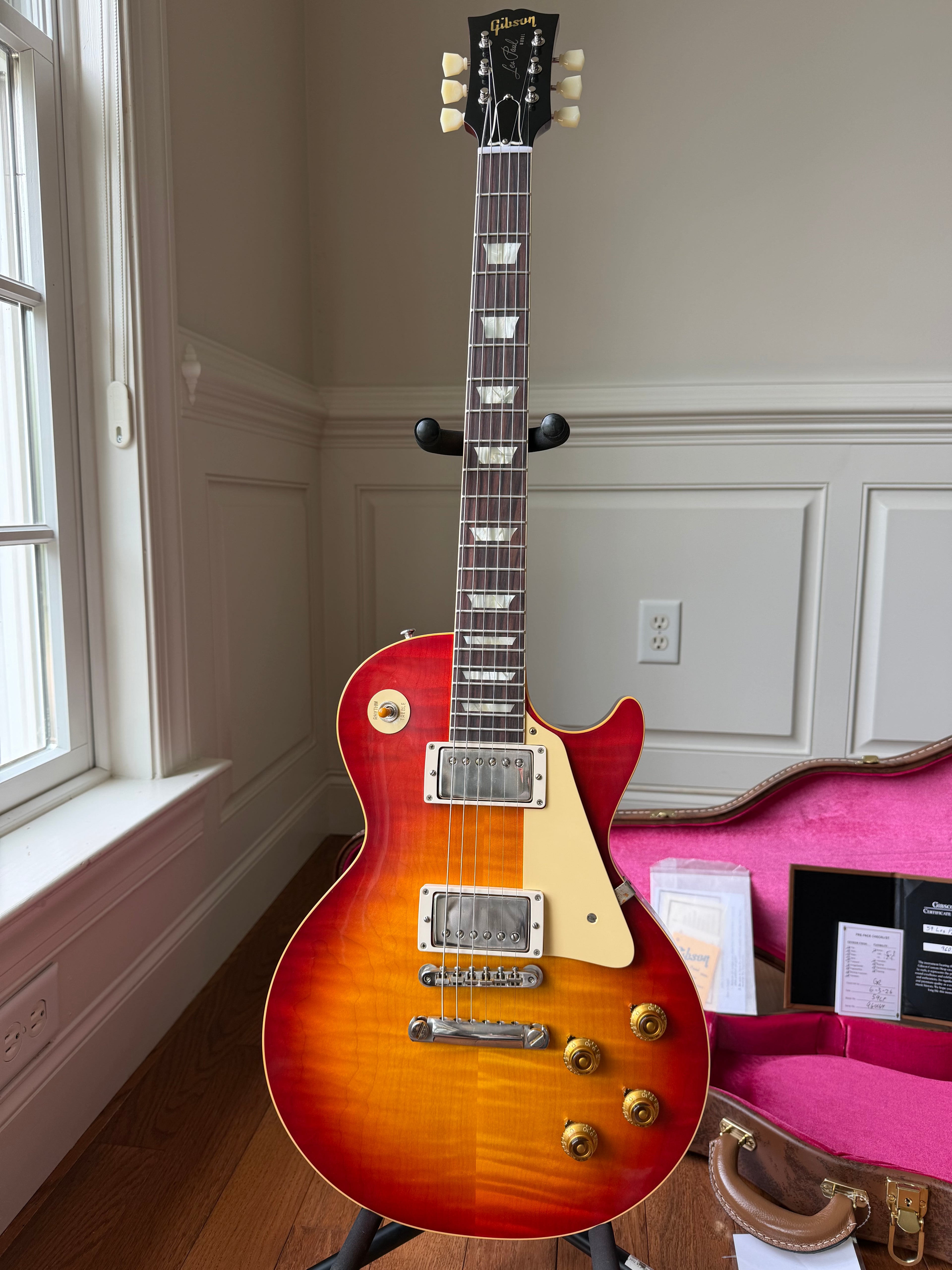 2026 Gibson Custom Shop Les Paul ‘59 Reissue R9 VOS - Cherry Sunburst