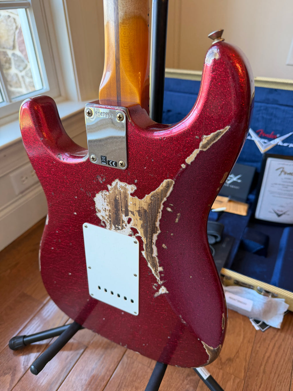 2026 Fender Custom Shop ‘57 Stratocaster SR25 Heavy Relic - Red Sparkle