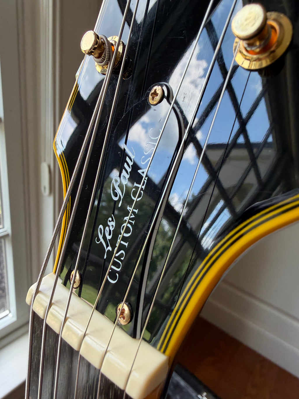 2014 Epiphone Les Paul Custom Classic - Ebony Black