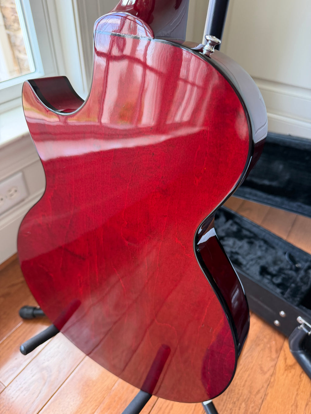 2016 Gibson ES Les Paul - Wine Red - Image 11