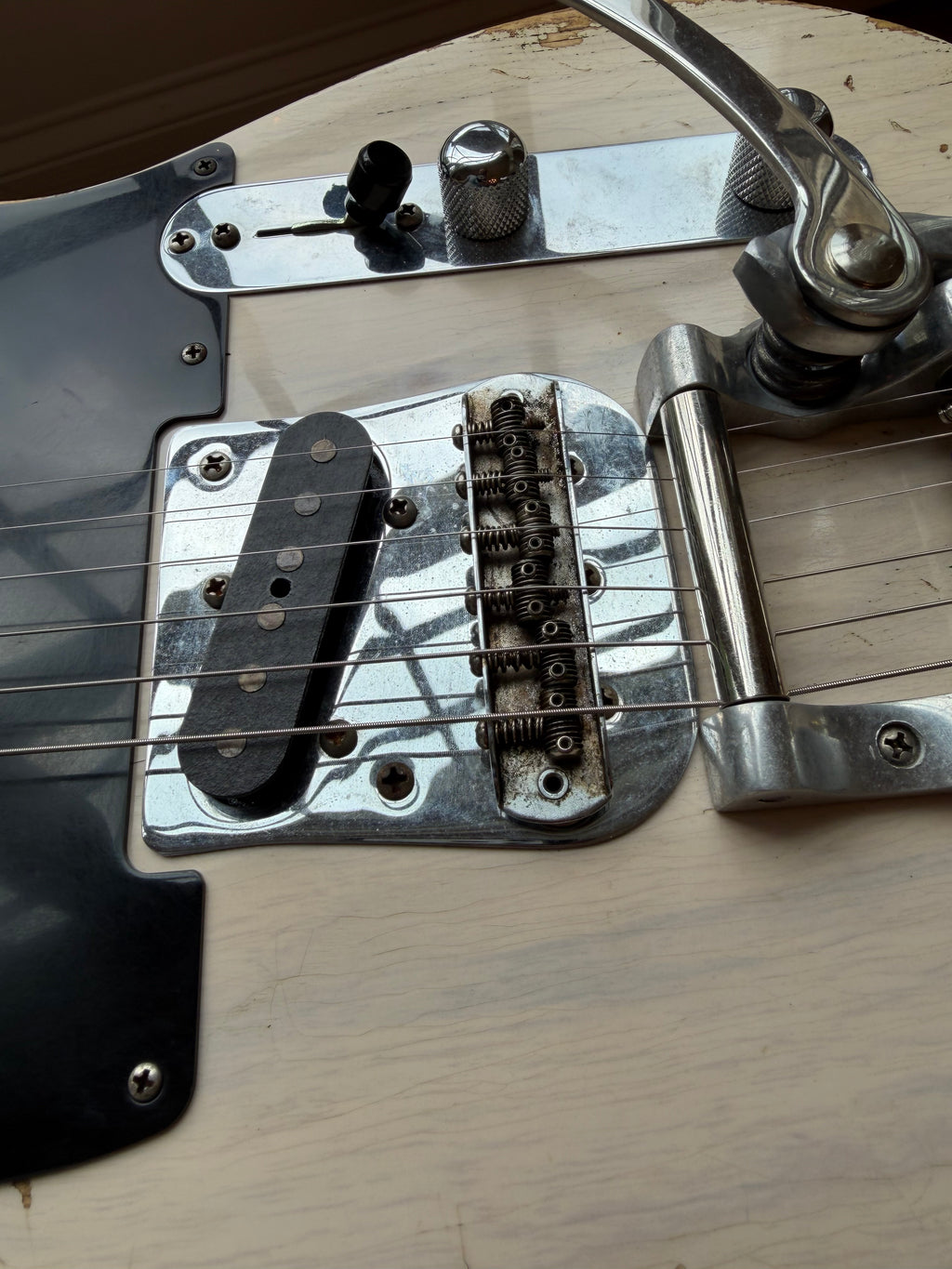 2020 Fender Custom Shop Tele Cunife Limited Edition Heavy Relic - Aged White Blonde