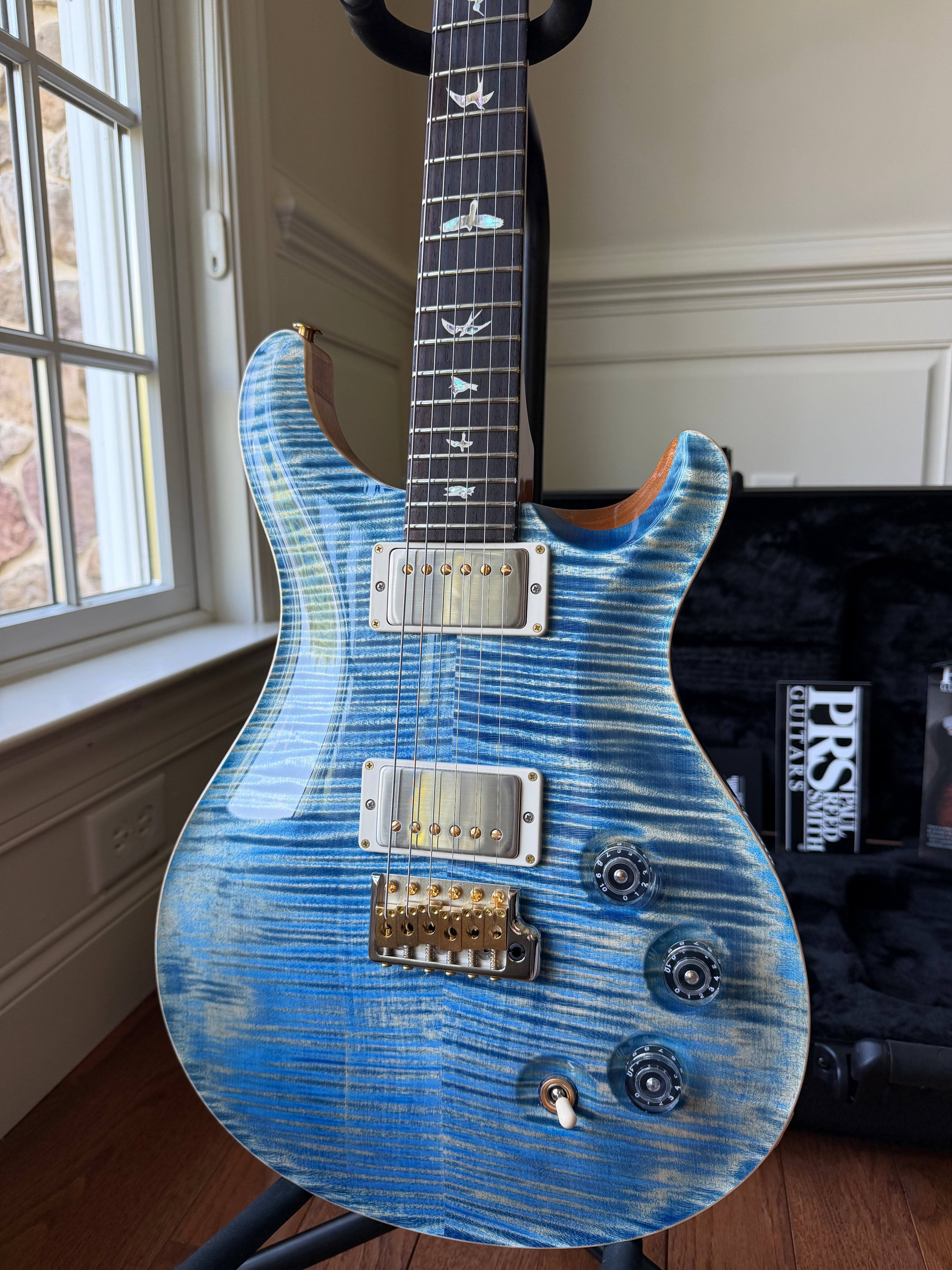 2025 PRS DGT Dave Grissom Signature 10 Top Birds - Faded Blue Jean