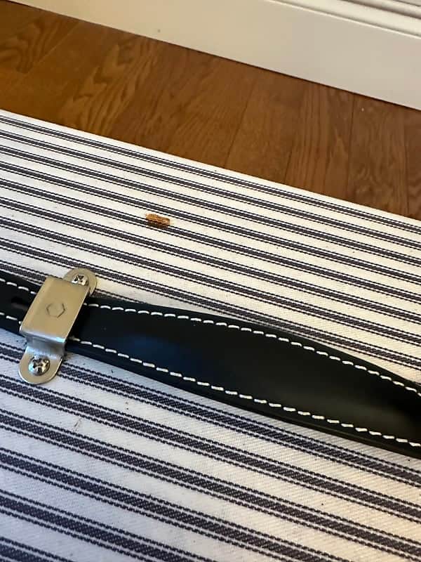 Benson Monarch Head - Oxblood Blue and White Pinstripes - Image 8