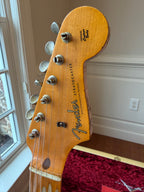 2022 Fender Custom Shop '56 Stratocaster Heavy Relic - Shell Pink Over 2 Color Sunburst - Image 8