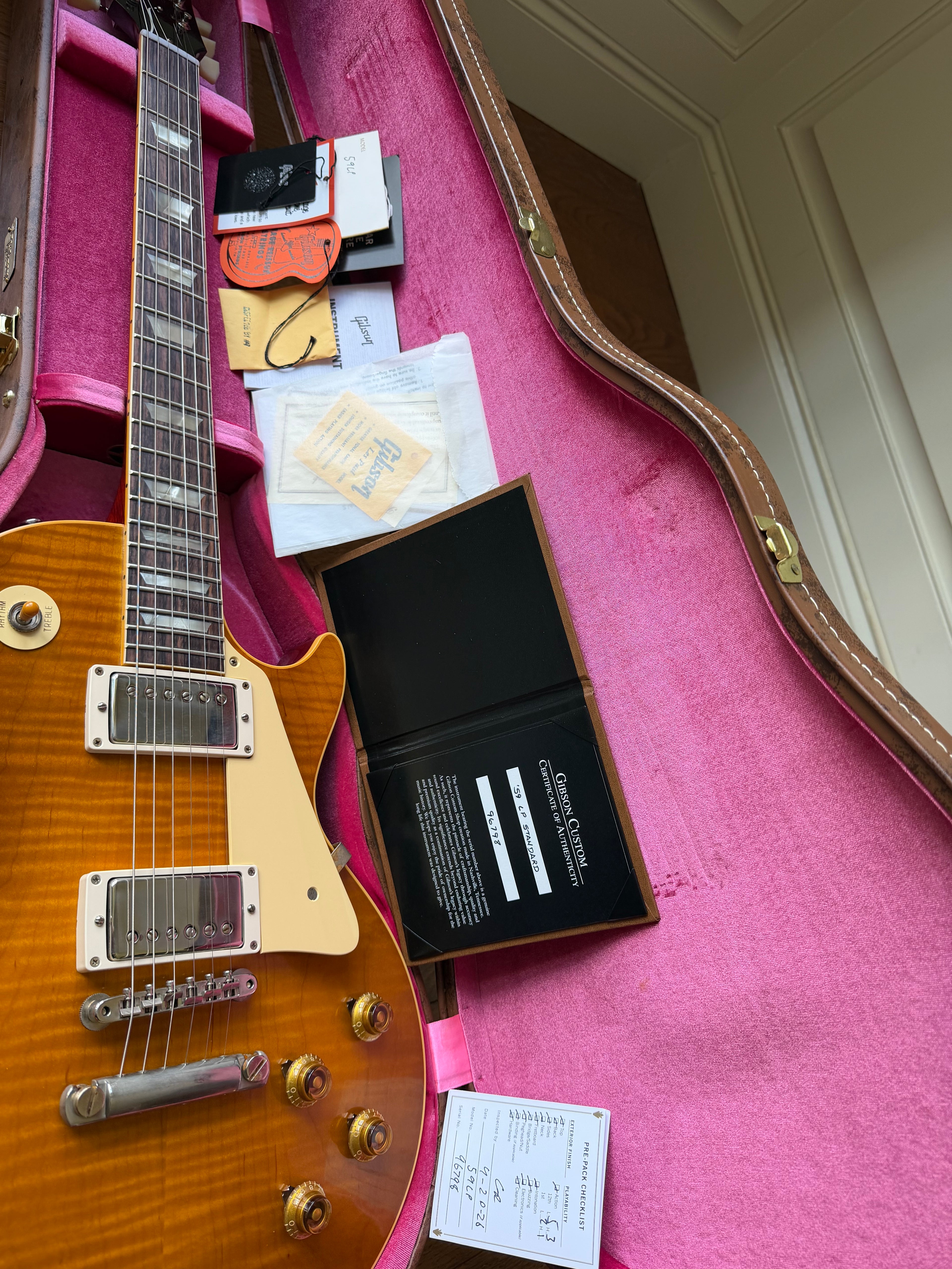 2026 Gibson Custom Shop '59 Les Paul Standard Reissue VOS - Dirty Lemon Burst