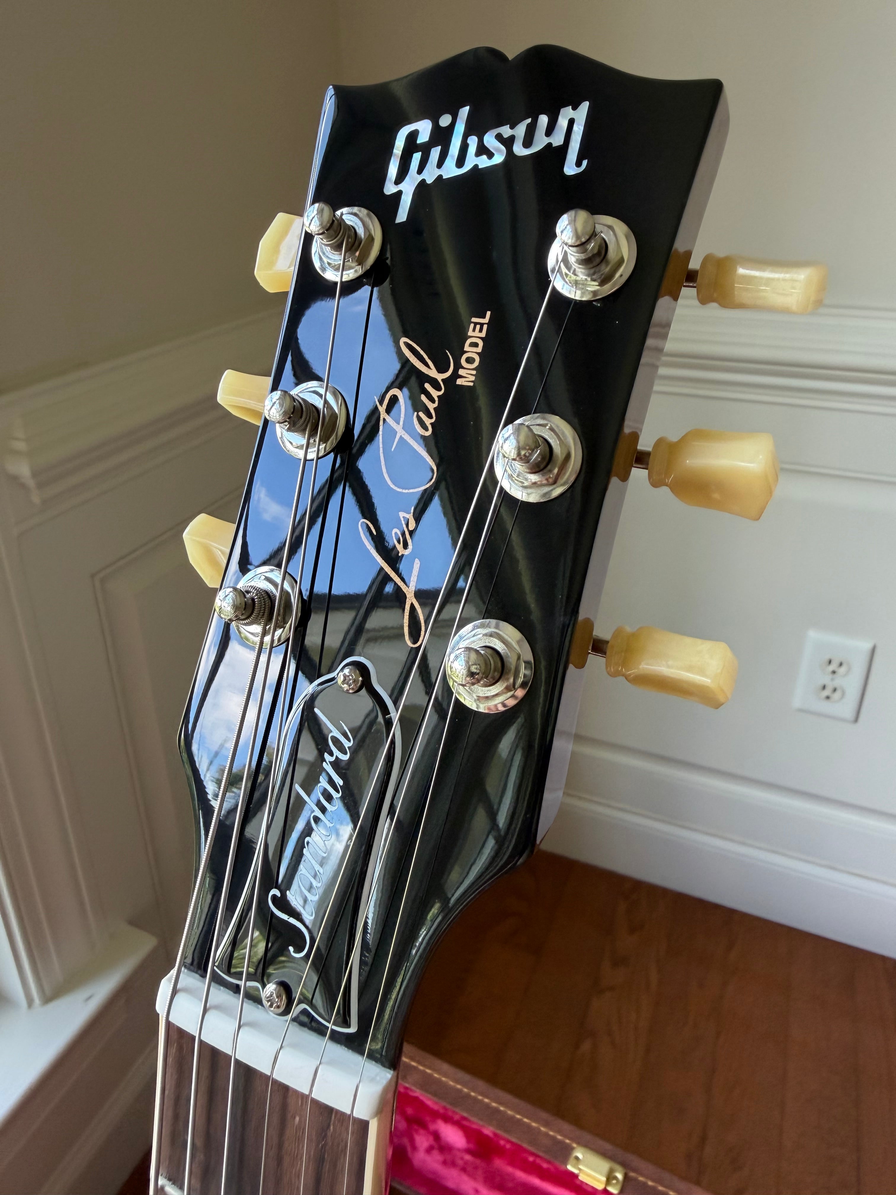 2026 Gibson Les Paul Standard 50s Figured Top - Honey Amber