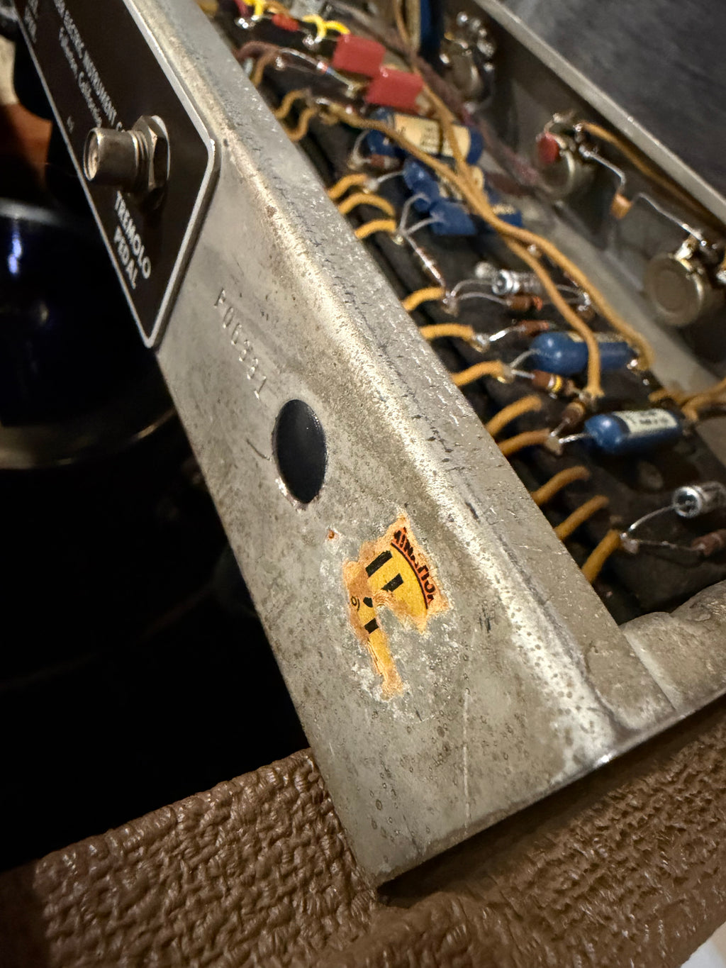 1963 Fender Princeton 6G2 Brownface Guitar Amp