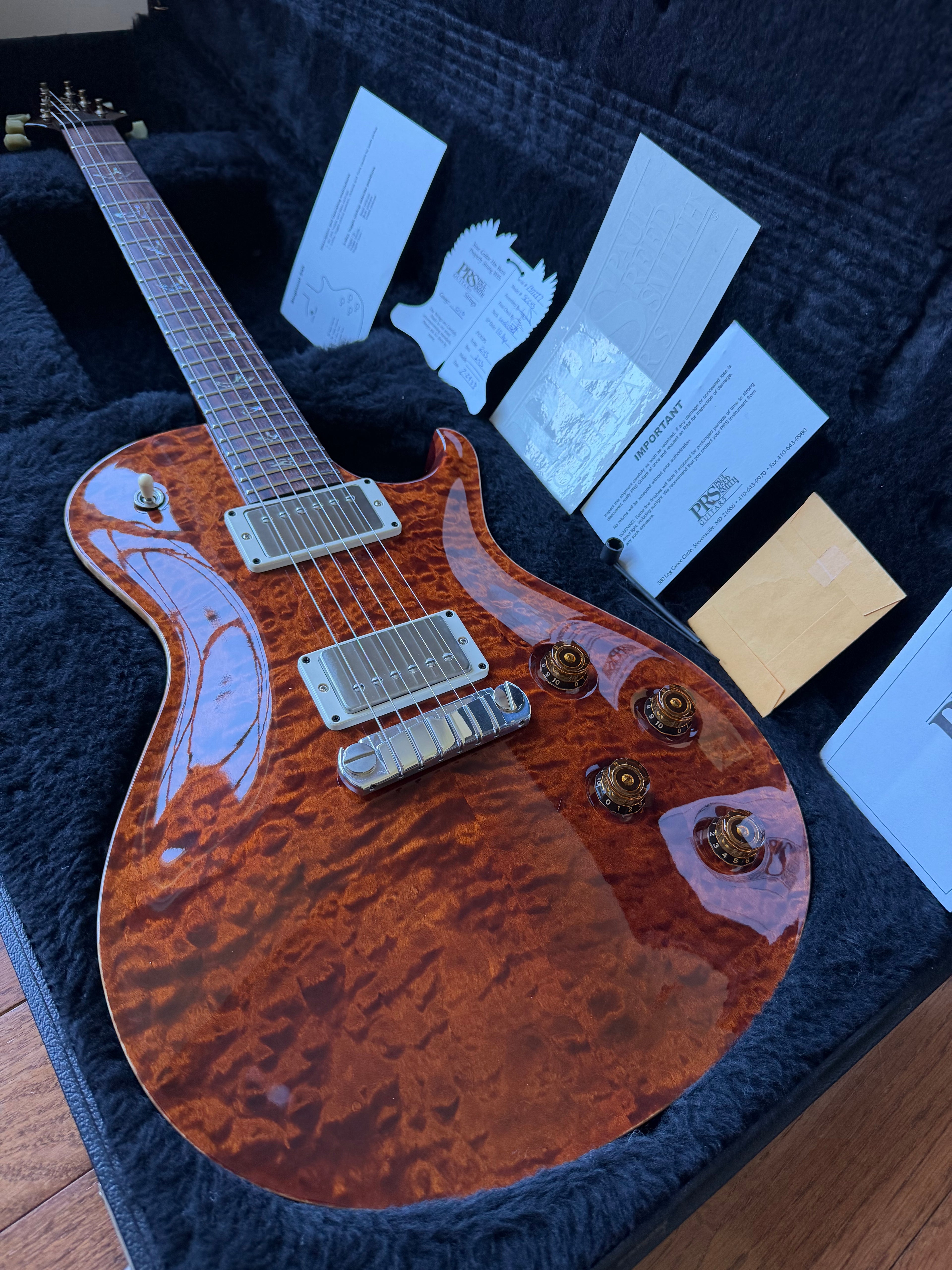 2008 PRS SC 245 Quilted Maple 10 Top - Tortoise Shell