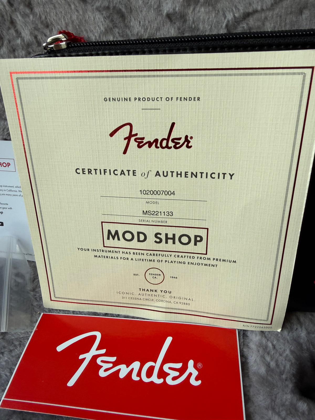 2022 Fender American Mod Shop Telecaster - Skyburst Metallic