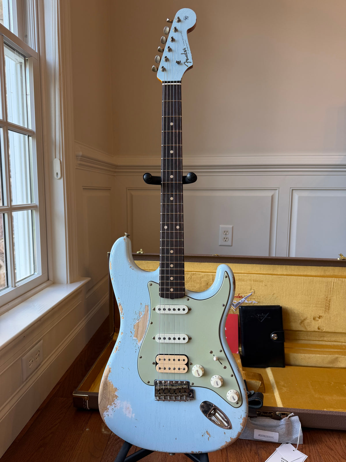 2026 Fender Custom Shop ‘62 Stratocaster HSS Heavy Relic - Sonic Blue