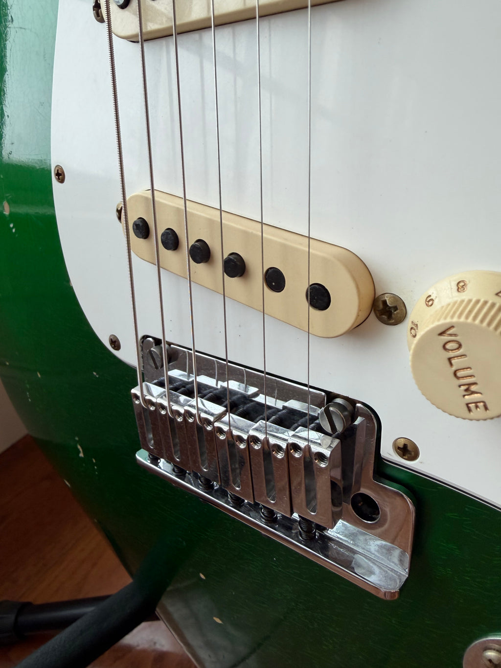 2026 Fender Custom Shop Stratocaster Pro W25 Relic - Candy Apple Green - Image 4