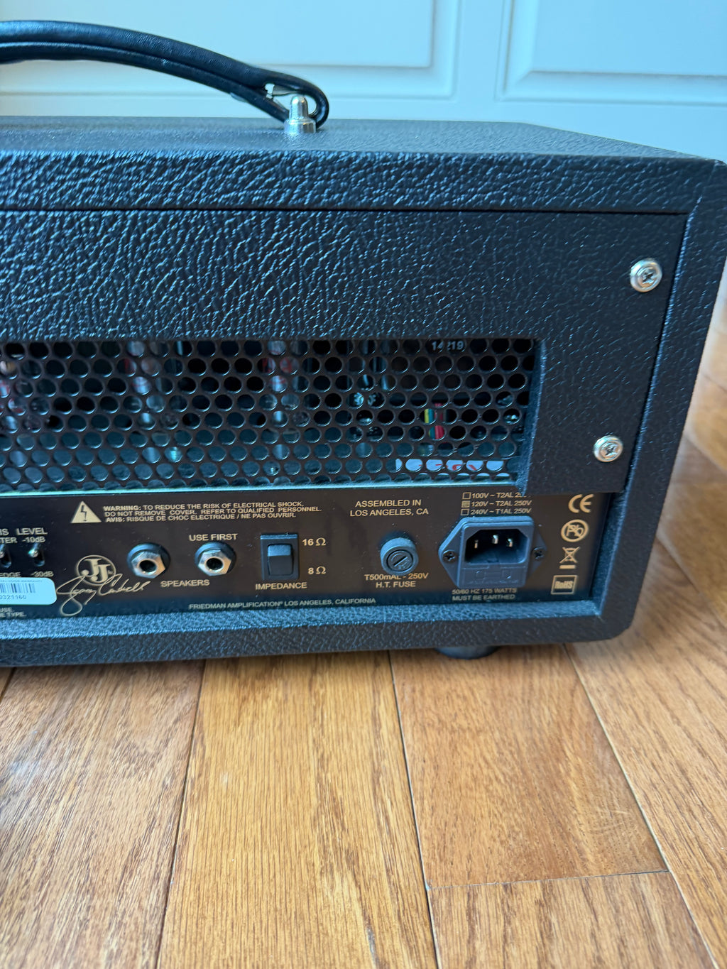 Friedman JJ-Junior Jerry Cantrell Signature 2-Channel 20-Watt Guitar Amp Head
