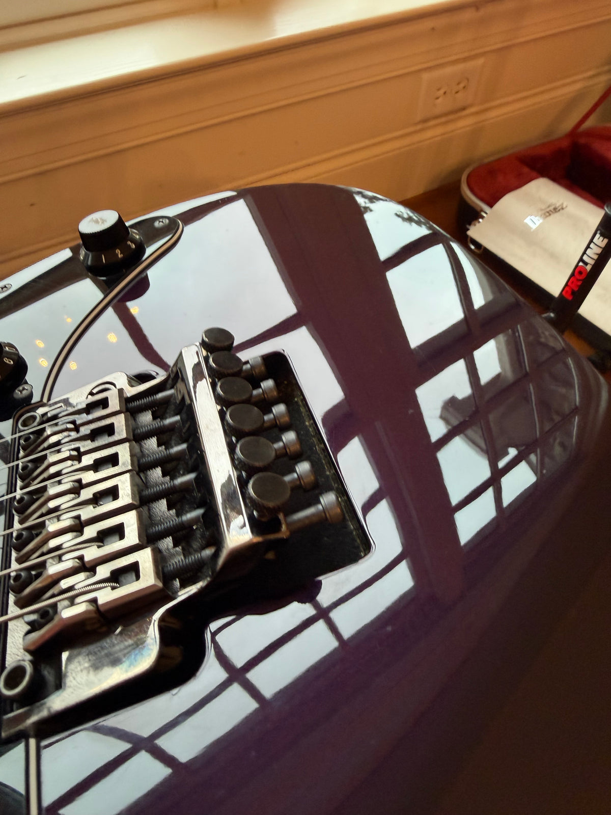 2016 Ibanez Prestige RG655M - Subterranean Purple Metallic