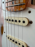2022 Fender Custom Shop '56 Stratocaster Heavy Relic - Shell Pink Over 2 Color Sunburst - Image 4