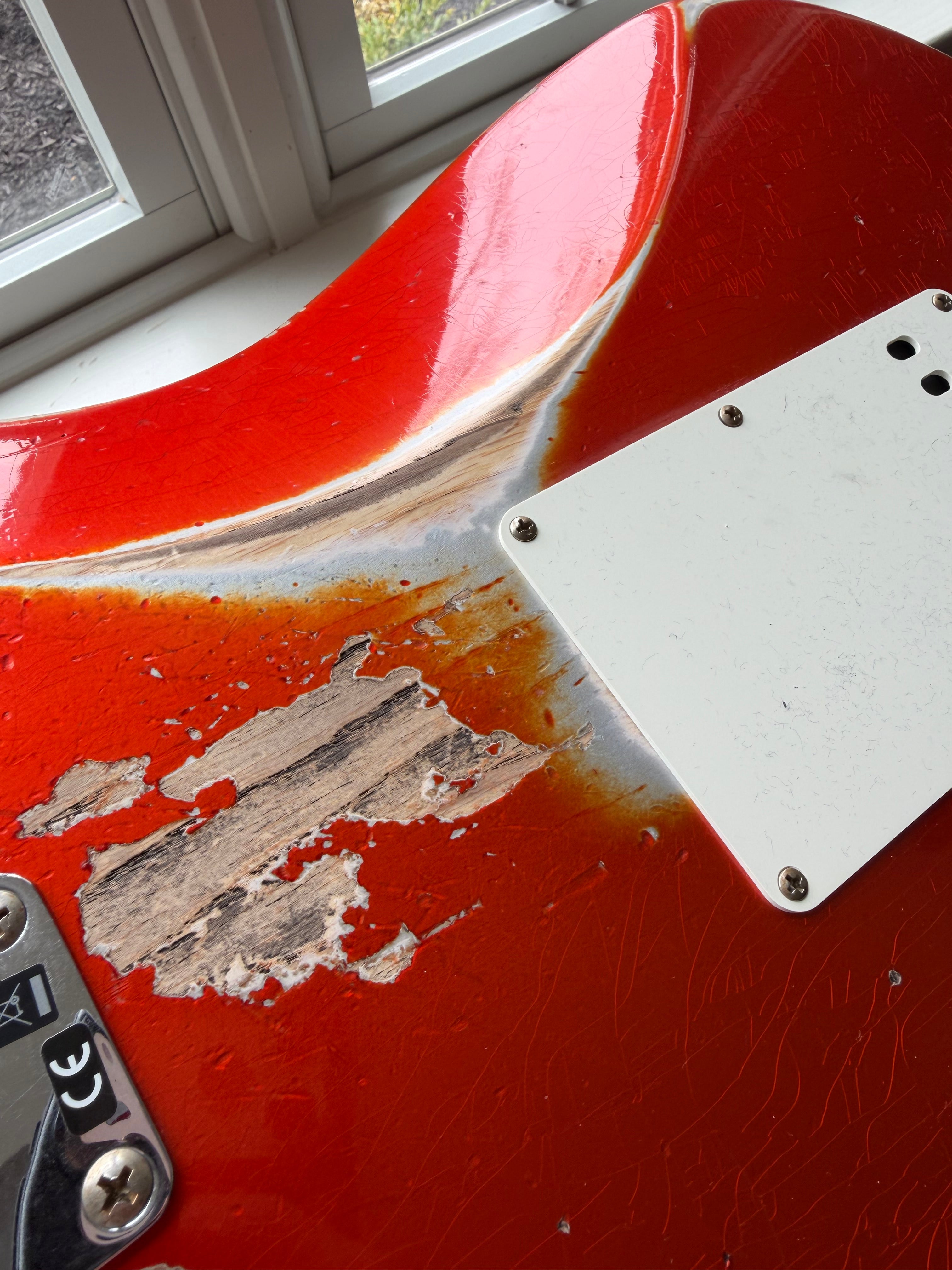 2025 Fender Custom Shop ‘57 Stratocaster SR25 Heavy Relic - Aged Candy Tangerine