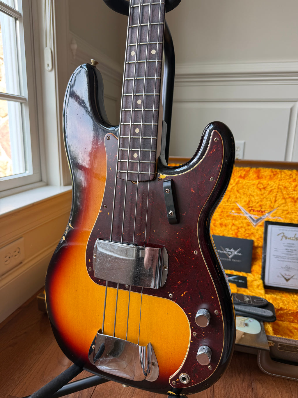 2021 Fender Custom Shop ‘61 Precision Bass Relic - 3 Color Sunburst