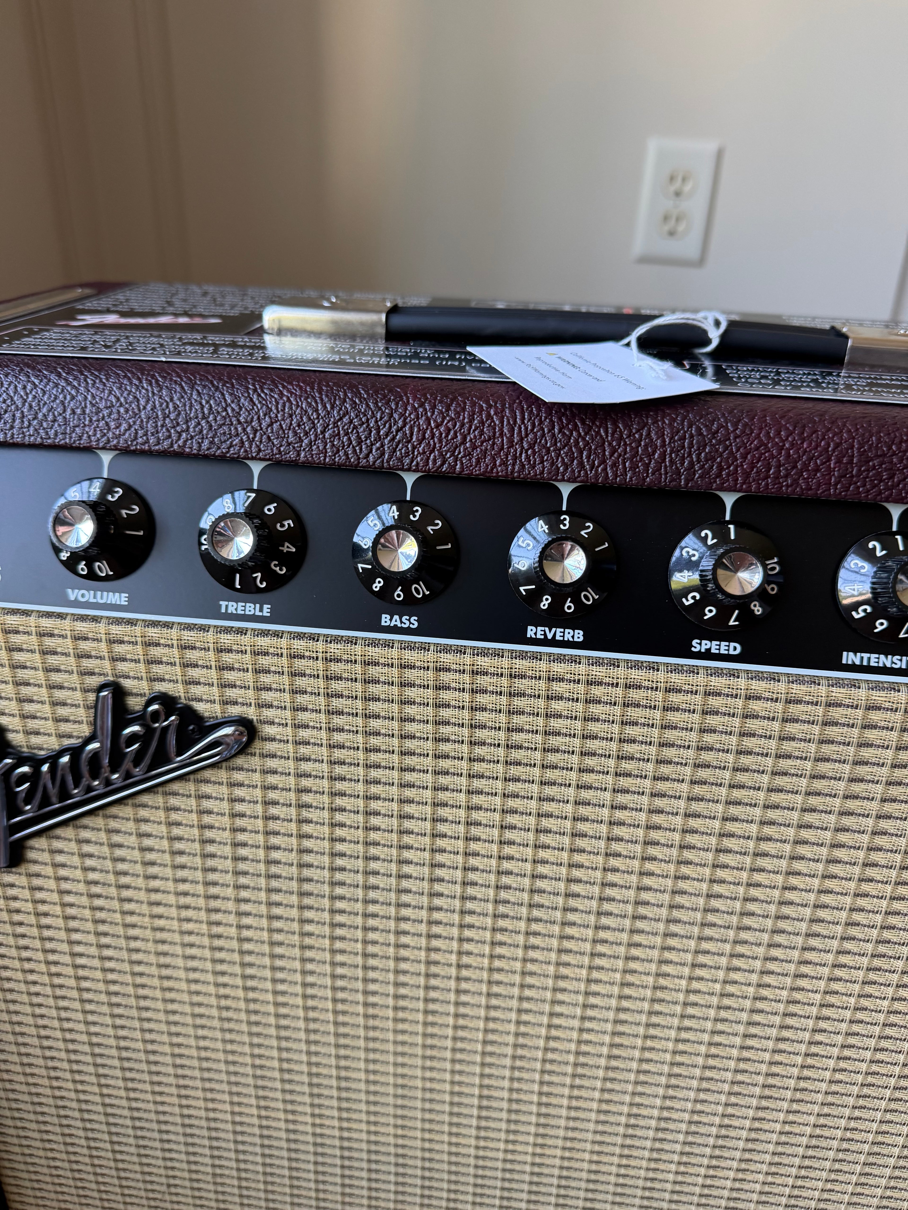 2025 Fender FSR Tone Master Princeton 12-Watt Guitar Amp Combo - Wine