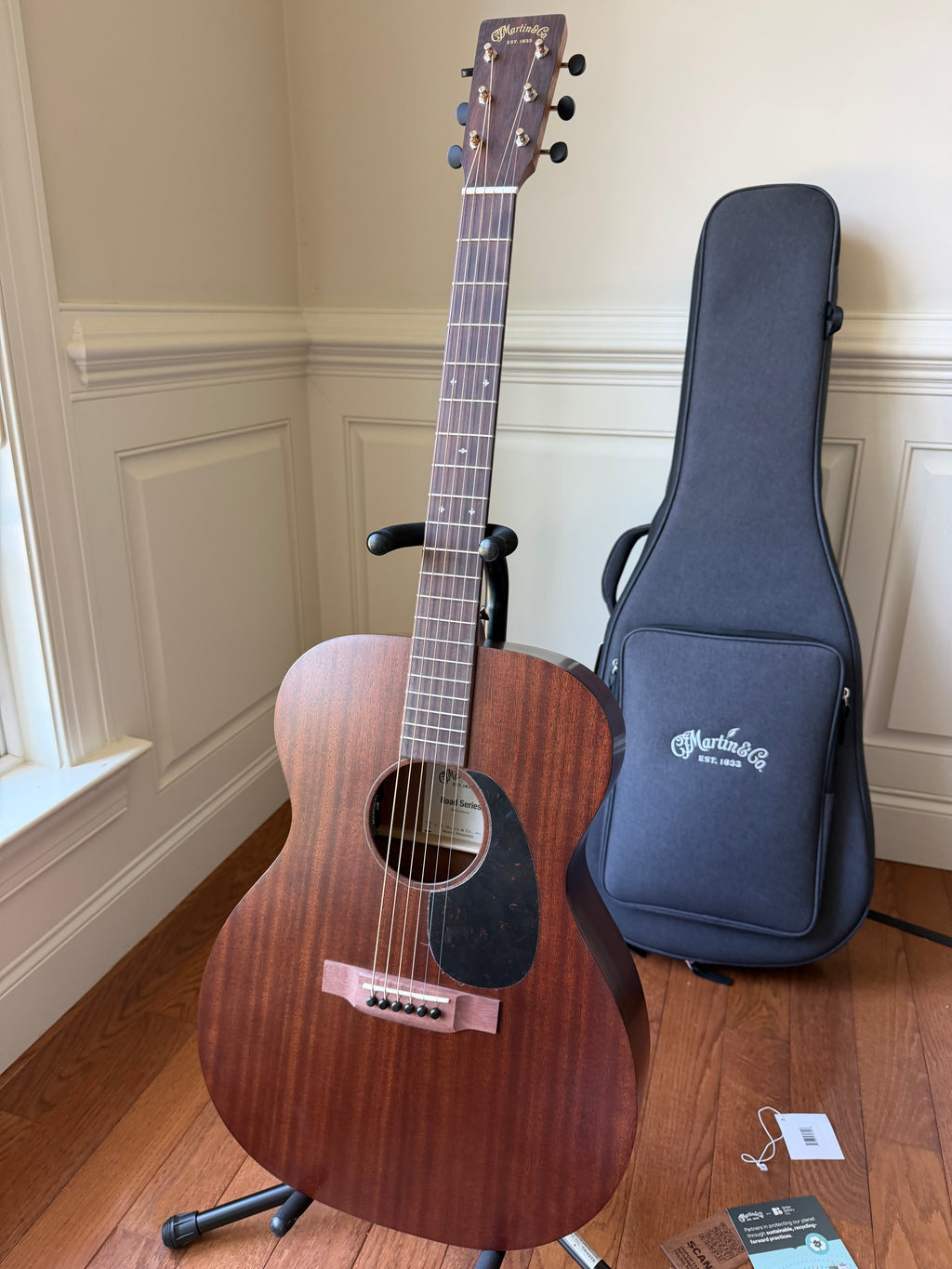 2025 Martin 000-10E Retro Road Series Acoustic Electric Guitar - Mahogany