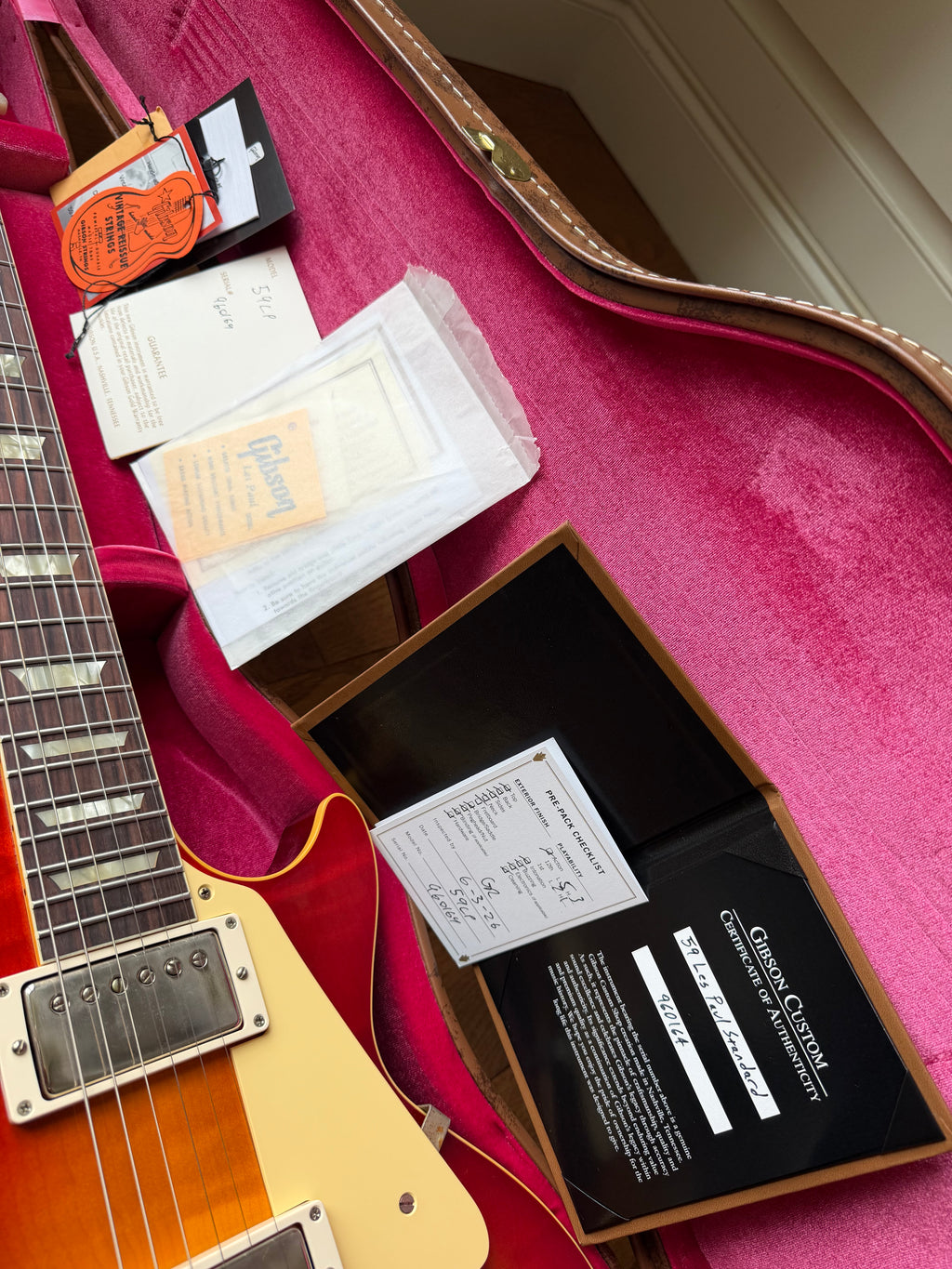 2026 Gibson Custom Shop Les Paul ‘59 Reissue R9 VOS - Cherry Sunburst