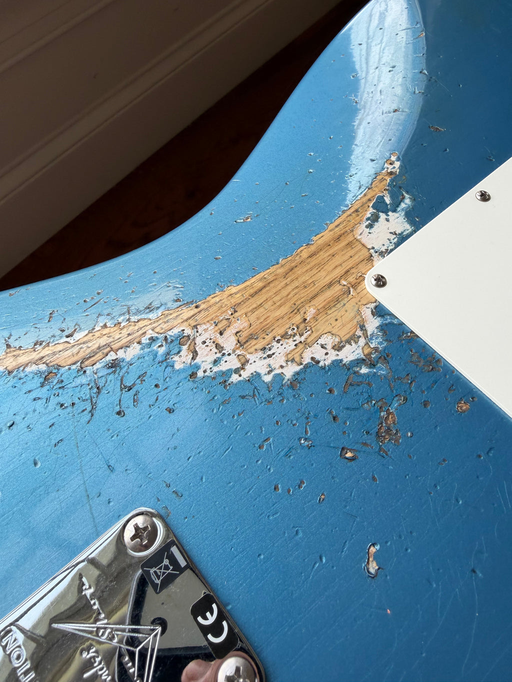 2025 Fender Custom Shop Stratocaster Custom Deluxe SR25 Matching Headstock Heavy Relic - Aged Lake Placid Blue