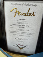 2025 Fender Custom Shop ‘63 Telecaster LR25 Relic - Aged Lake Placid Blue