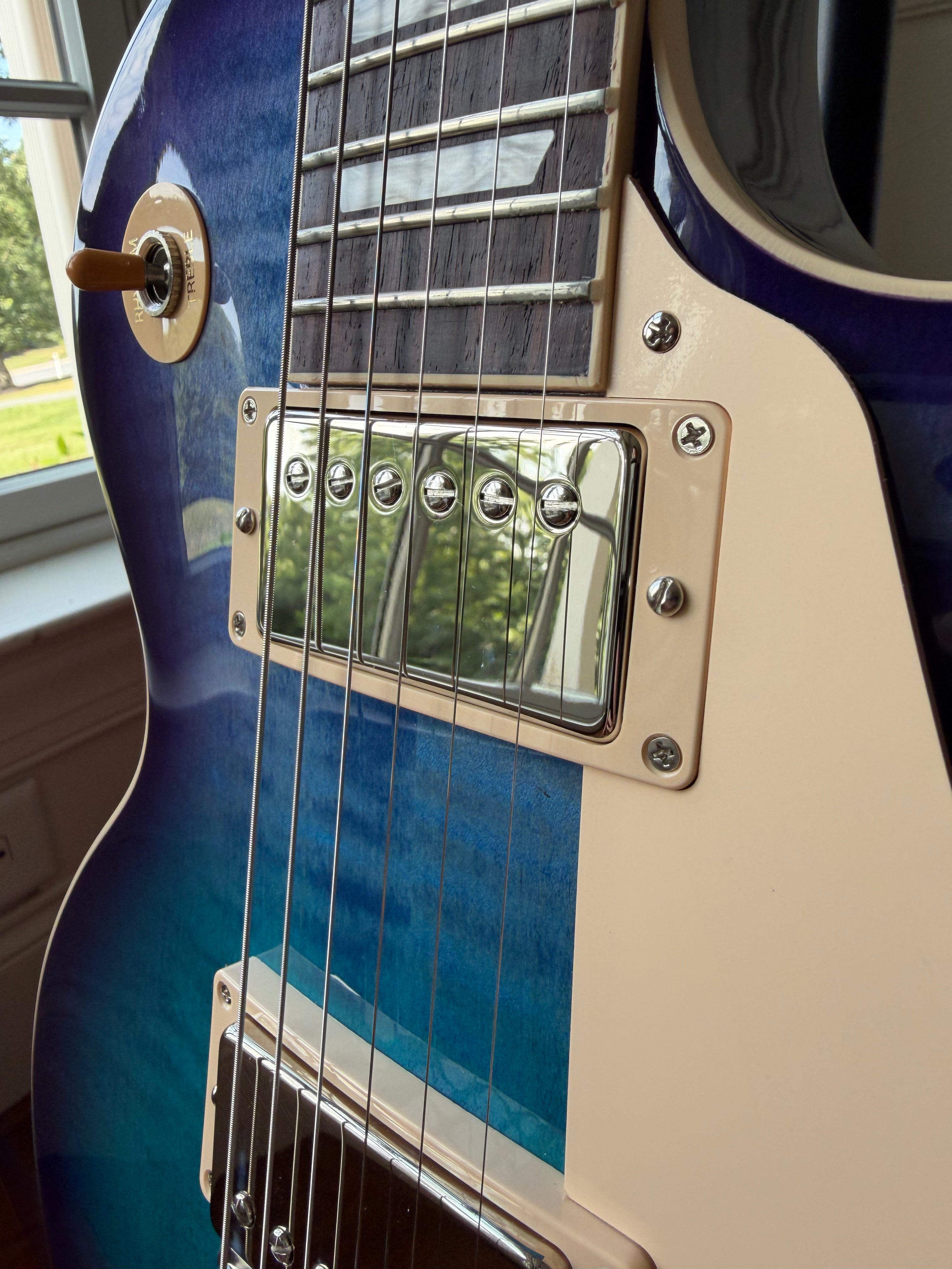 2026 Gibson Les Paul Standard 60s Figured Top - Blueberry Burst