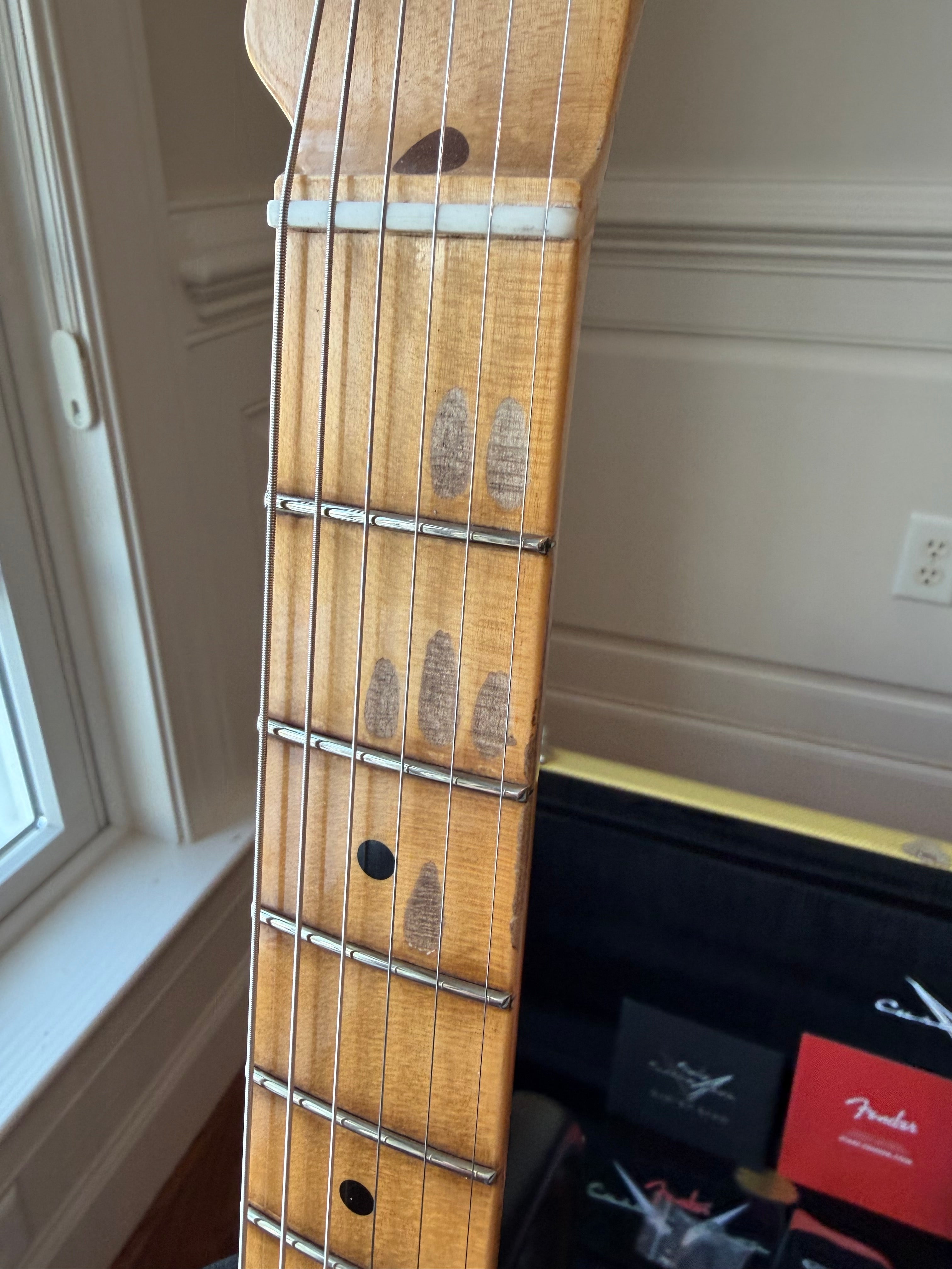 2025 Fender Custom Shop Telecaster Thinline W25 50s Journeyman - Aged Cherry Sunburst - Image 7