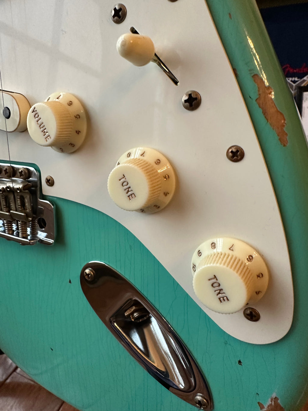 2025 Fender Custom Shop Fat 50s Stratocaster Relic B2 Limited - Super Faded Aged Sea Foam Green - Image 6