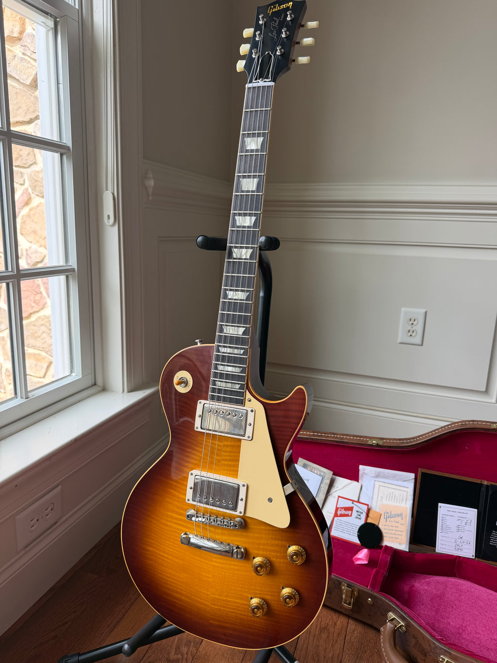 2026 Gibson Custom Shop Les Paul Standard ‘59 Reissue R9 VOS - Iced Tea Burst