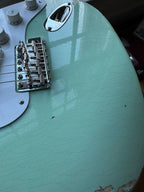 2025 Fender Custom Shop '54 Stratocaster B4 Fat LTD Relic 70th Anniversary - Super Faded Aged Surf Green