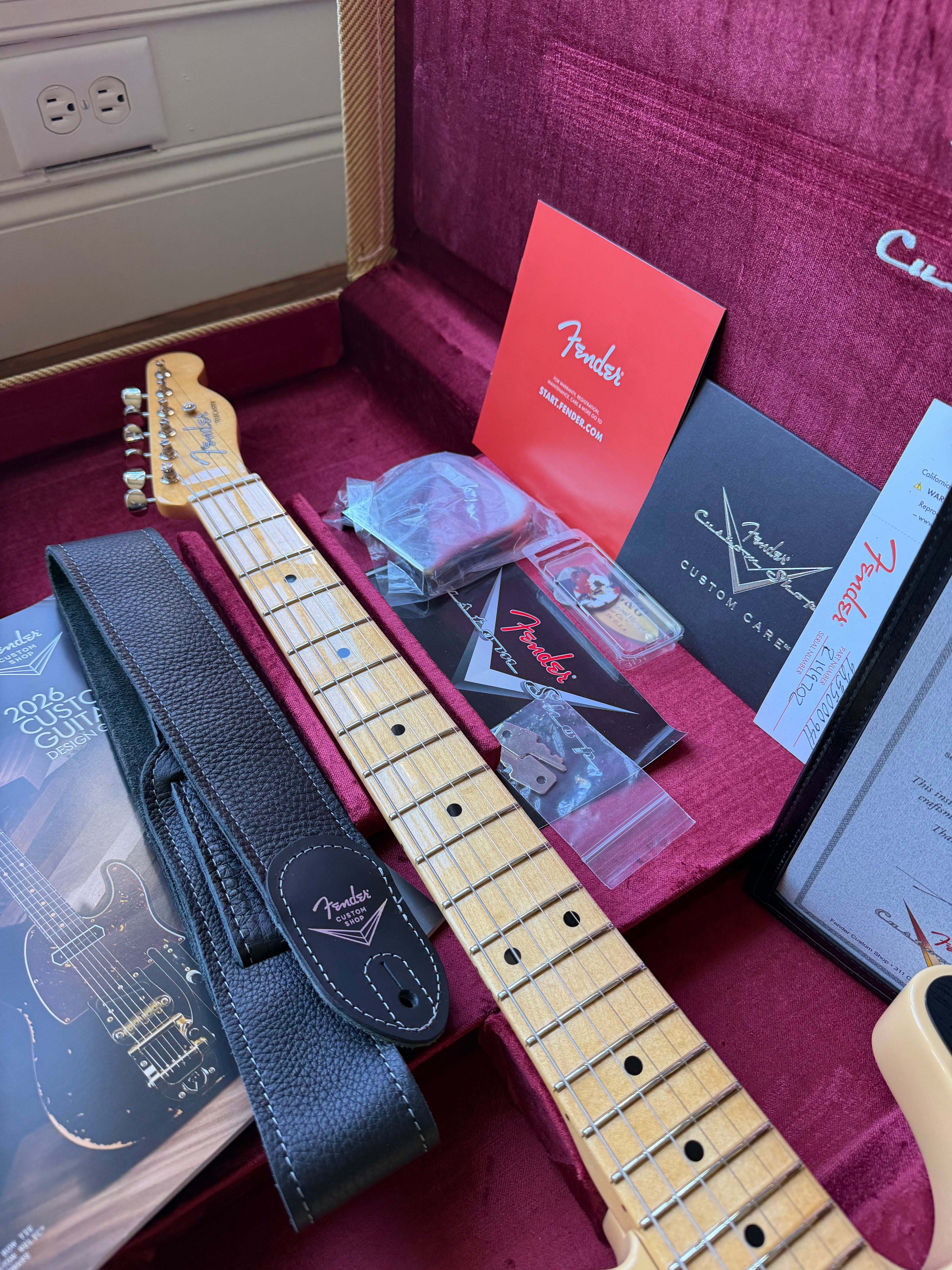 2026 Fender Custom Shop ‘52 W19 Telecaster Limited Edition NOS - Faded Nocaster Blonde