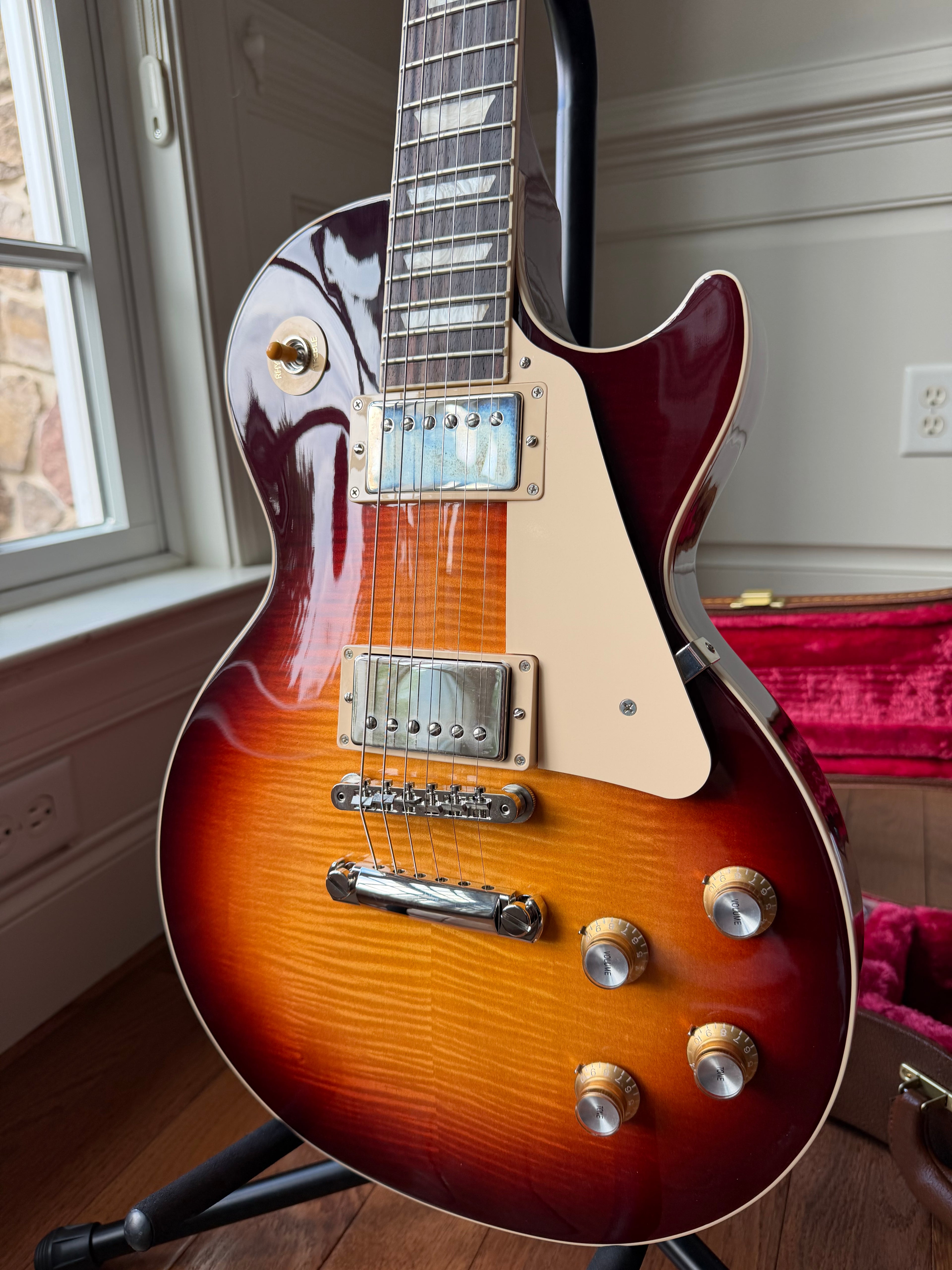 2026 Gibson Les Paul Standard 60s Figured Top - Bourbon Burst