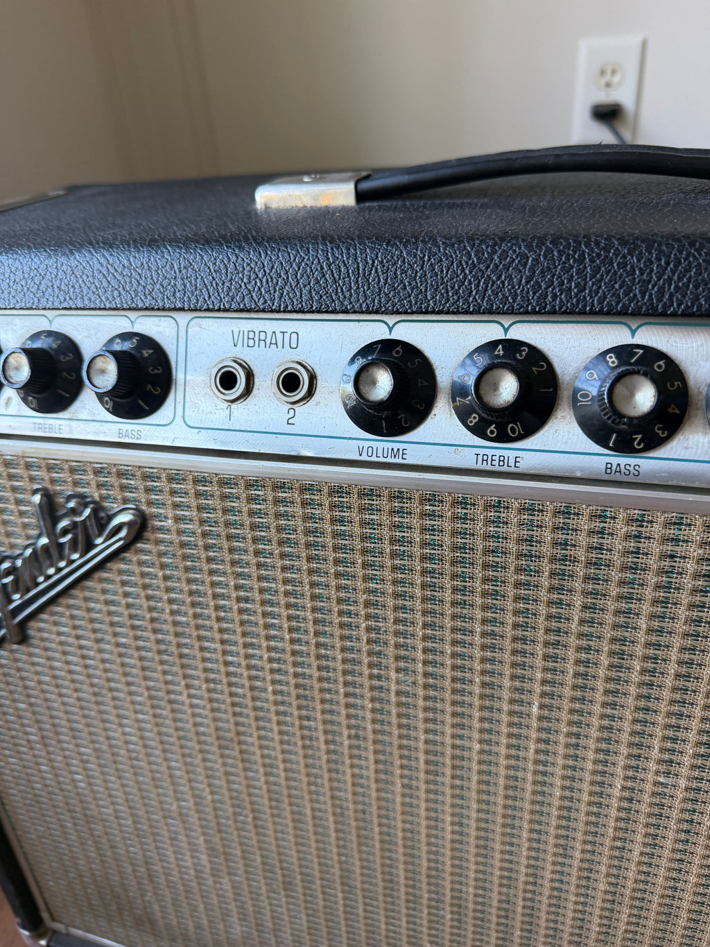 1968 Fender Deluxe Reverb ‘68 Silverface Drip Edge Vintage