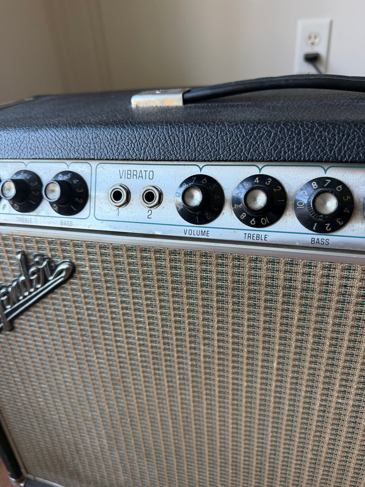 1968 Fender Deluxe Reverb ‘68 Silverface Drip Edge Vintage
