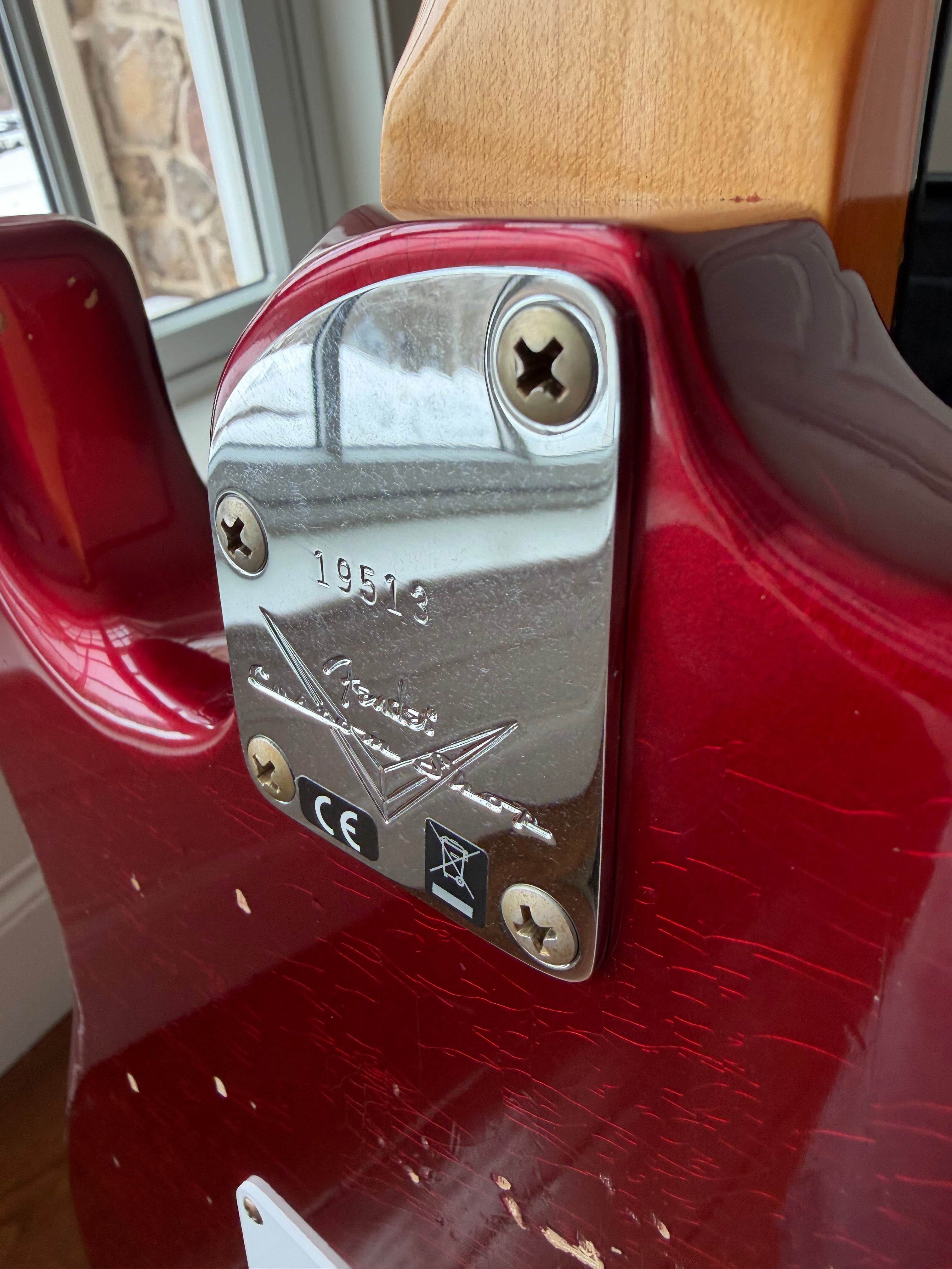 2026 Fender Custom Shop Stratocaster Pro W25 Relic - Candy Apple Red - Image 12