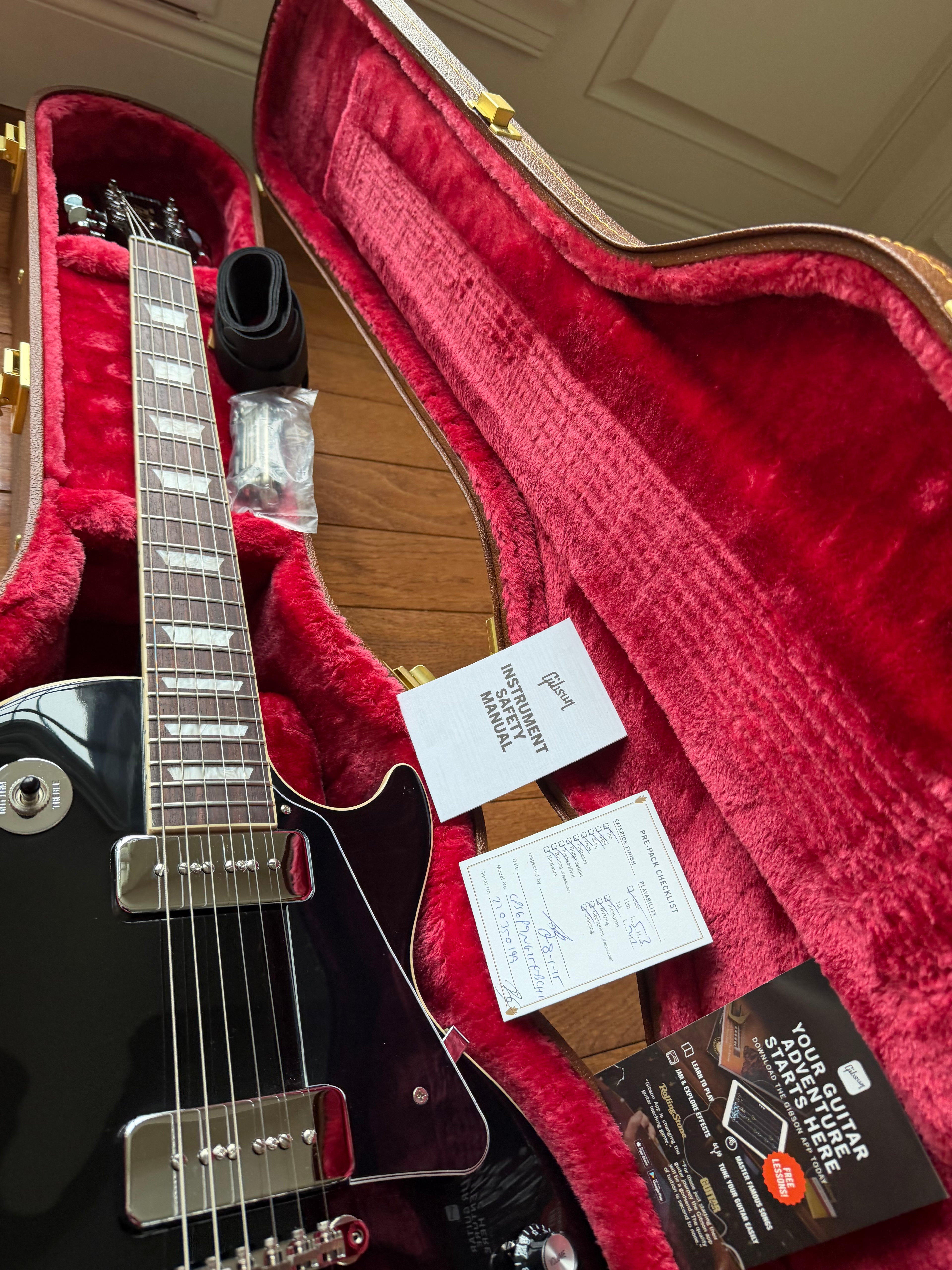 2025 Gibson Les Paul Standard Noel Gallagher Signature - Ebony Black
