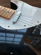 2025 Fender Custom Shop Telecaster Thinline W25-50S Journeyman - Aged Black - Image 13