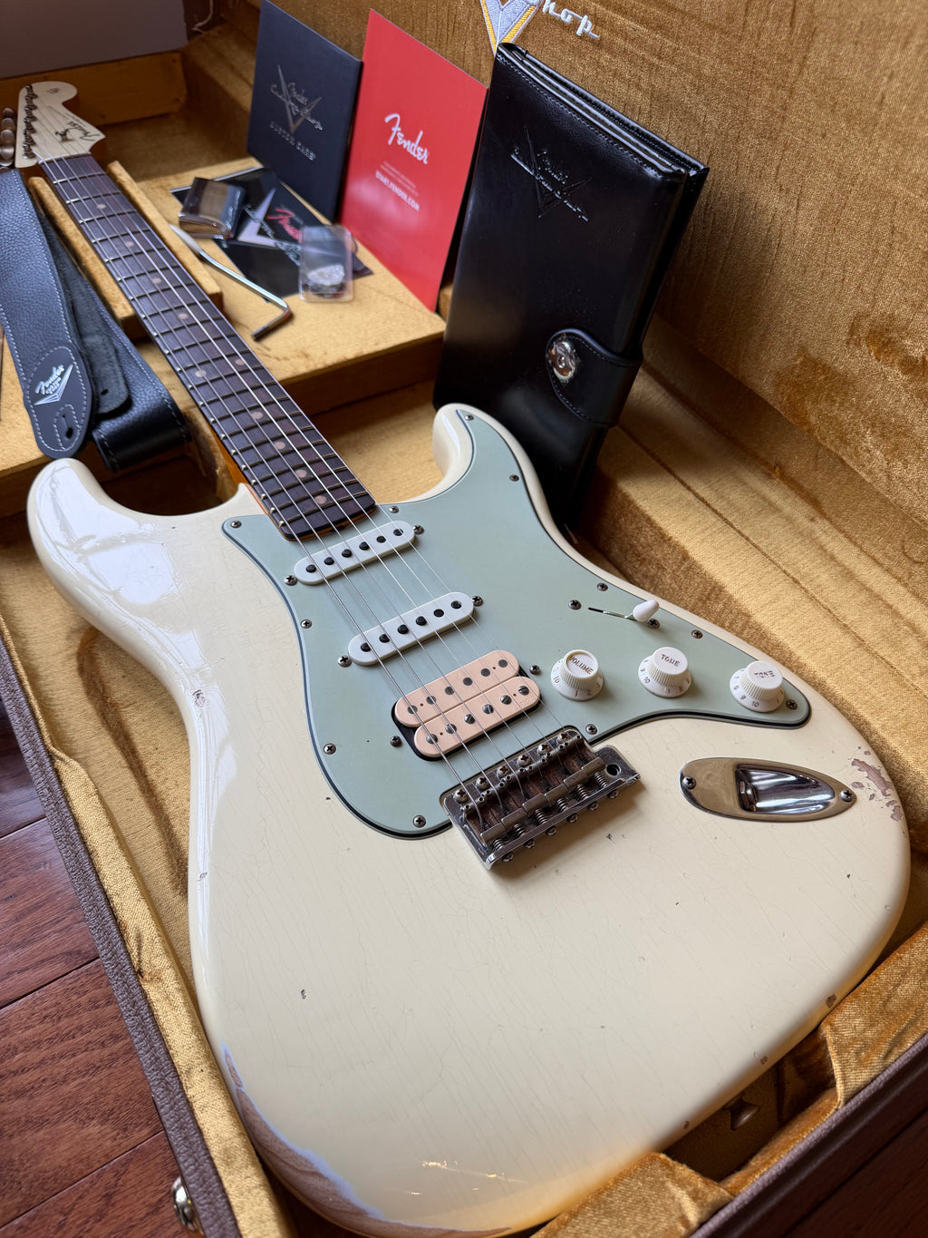 2026 Fender Custom Shop ‘62 Stratocaster HSS Relic - Vintage White