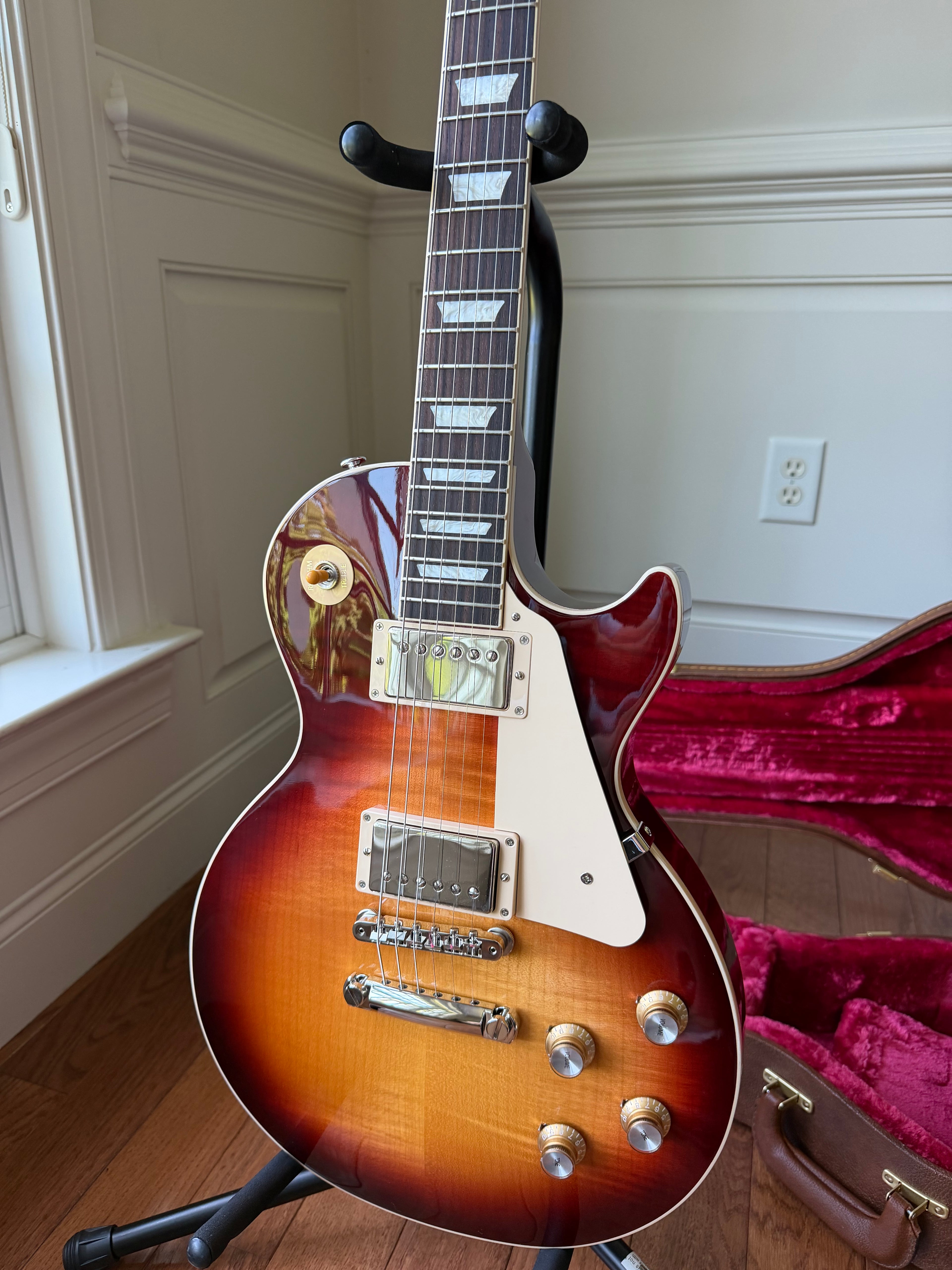 2026 Gibson Les Paul Standard 60s Figured Top - Bourbon Burst