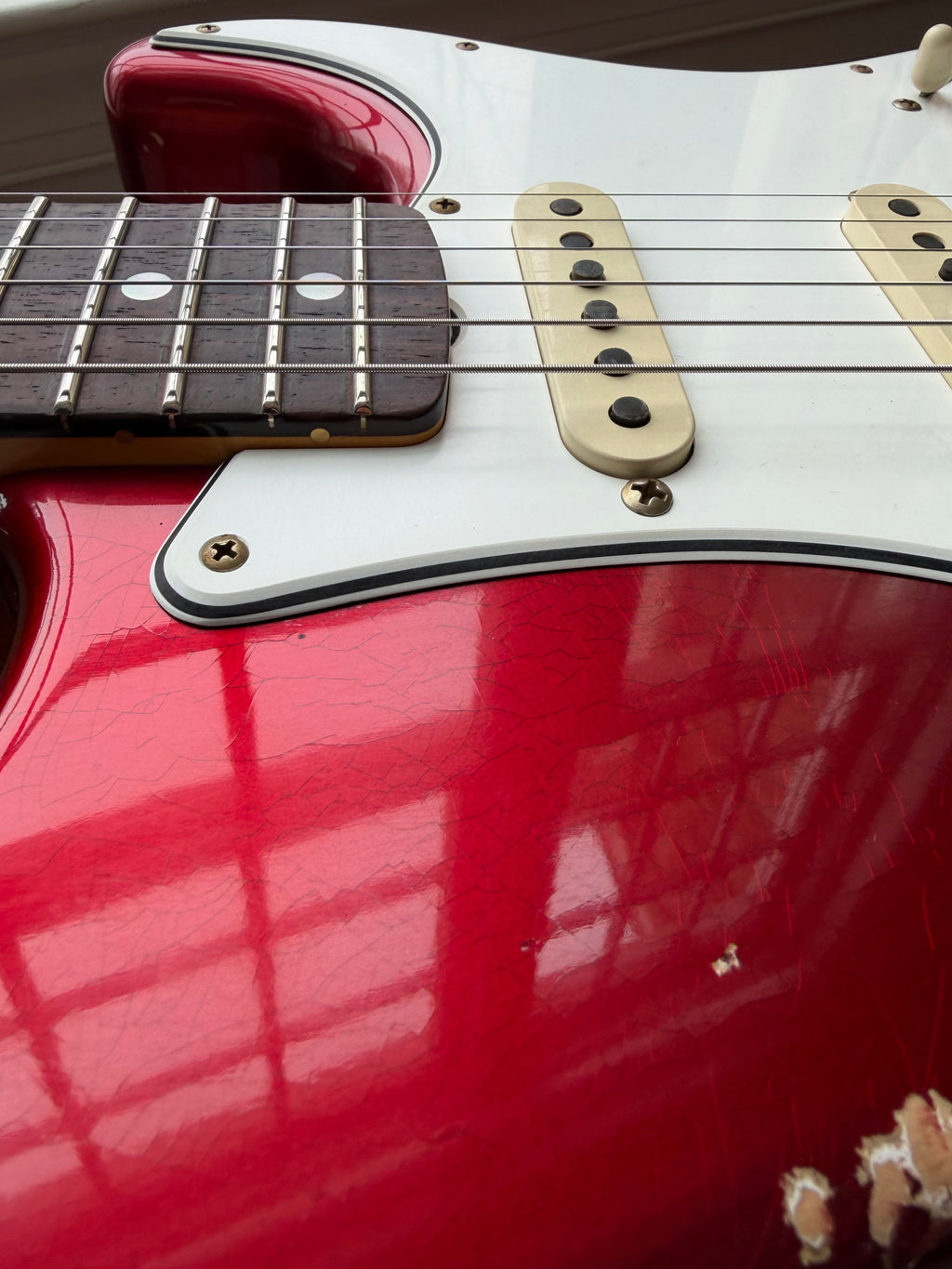 2026 Fender Custom Shop Stratocaster Pro W25 Relic - Candy Apple Red - Image 13